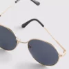 Ochelari de Soare rotunzi din metal Ochelari de Soare rotunzi din metal