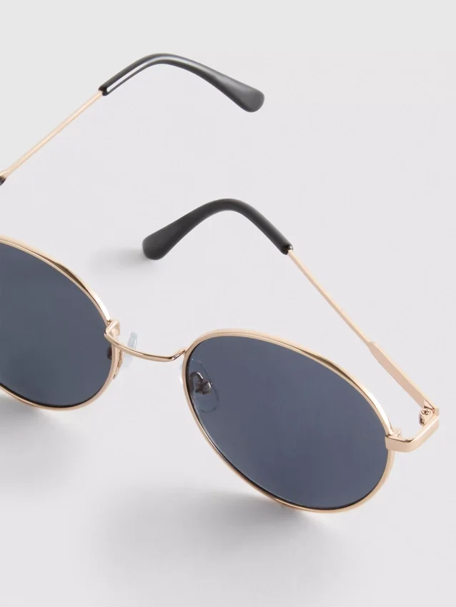 Ochelari de Soare rotunzi din metal Ochelari de Soare rotunzi din metal