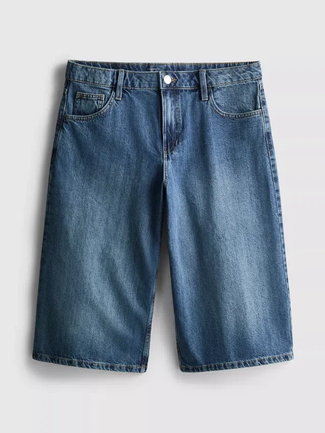 Șorturi din denim de bumbac Șorturi din denim de bumbac