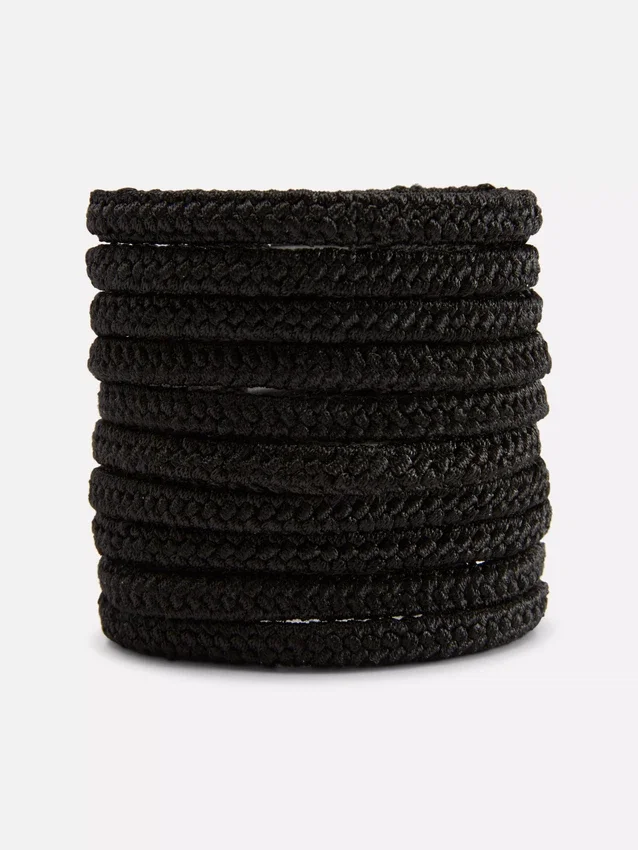 Pachet de 10 elastice groase de păr Pachet de 10 elastice groase de păr