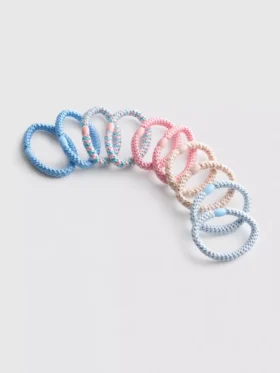 Pachet de 10 elastice împletite pentru păr