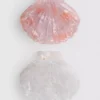Pachet de 2 agrafe de păr în formă de scoică