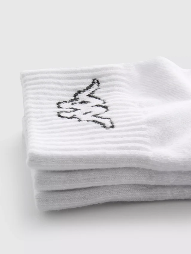 Pachet de 3 perechi de Șosete scurte Kappa x Primark Pachet de 3 perechi de Șosete scurte Kappa x Primark
