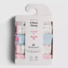 Pachet de 5 tanga cu conținut ridicat de bumbac Pachet de 5 tanga cu conținut ridicat de bumbac