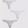Pachet de 5 tanga din bumbac Pachet de 5 tanga din bumbac