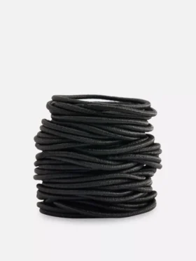 Pachet de 60 de elastice subțiri pentru coadă de cal