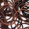 Pachet de 60 de elastice subțiri pentru coadă de cal