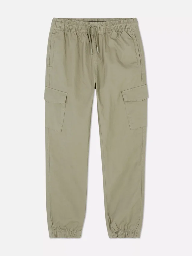 Pantaloni cargo cu conținut ridicat de bumbac Pantaloni cargo cu conținut ridicat de bumbac