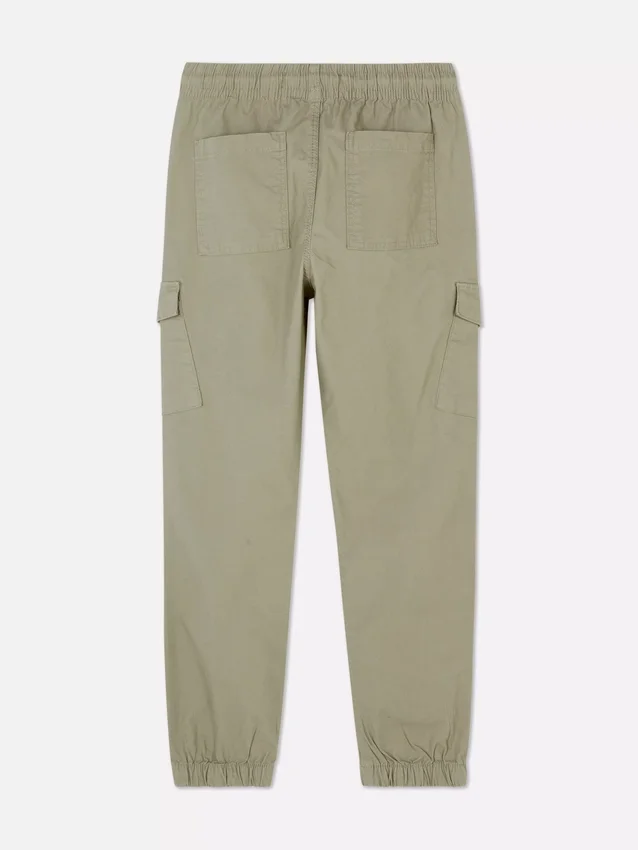 Pantaloni cargo cu conținut ridicat de bumbac Pantaloni cargo cu conținut ridicat de bumbac