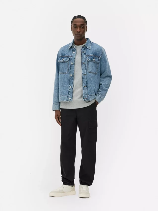 Pantaloni cargo cu manșete Pantaloni cargo cu manșete