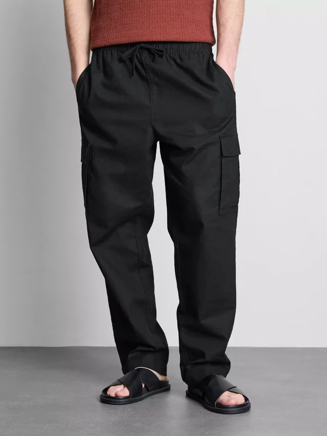 Pantaloni cargo cu șnur Pantaloni cargo cu șnur