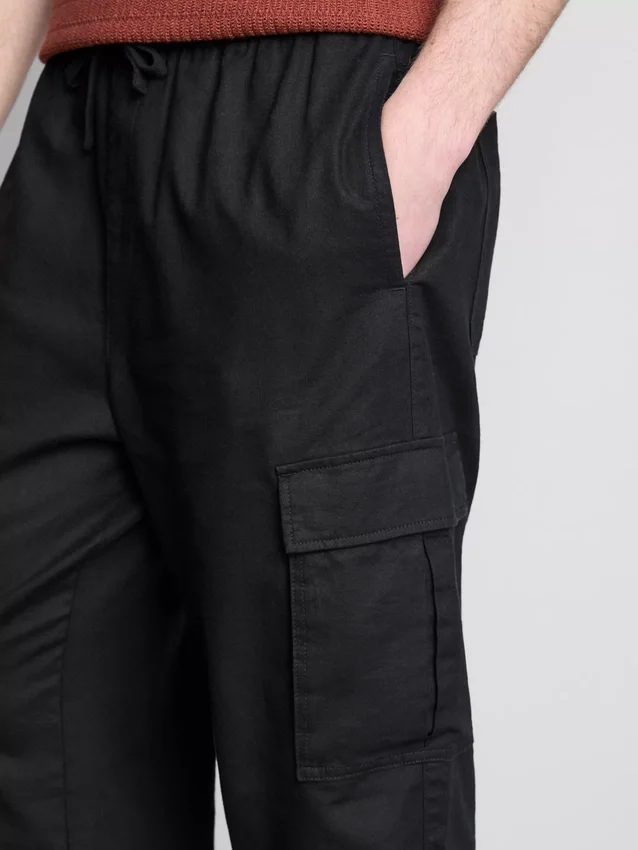 Pantaloni cargo cu șnur Pantaloni cargo cu șnur