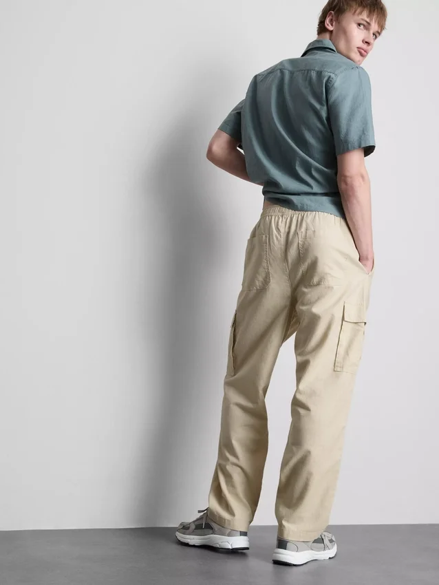 Pantaloni cargo cu șnur Pantaloni cargo cu șnur