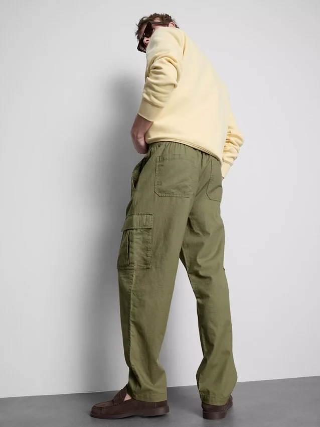Pantaloni cargo cu șnur Pantaloni cargo cu șnur