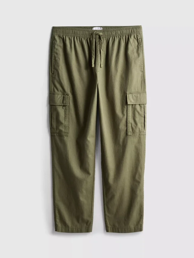 Pantaloni cargo cu șnur Pantaloni cargo cu șnur
