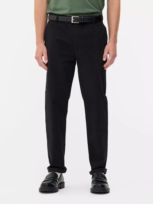 Pantaloni chino cu croială slim Pantaloni chino cu croială slim