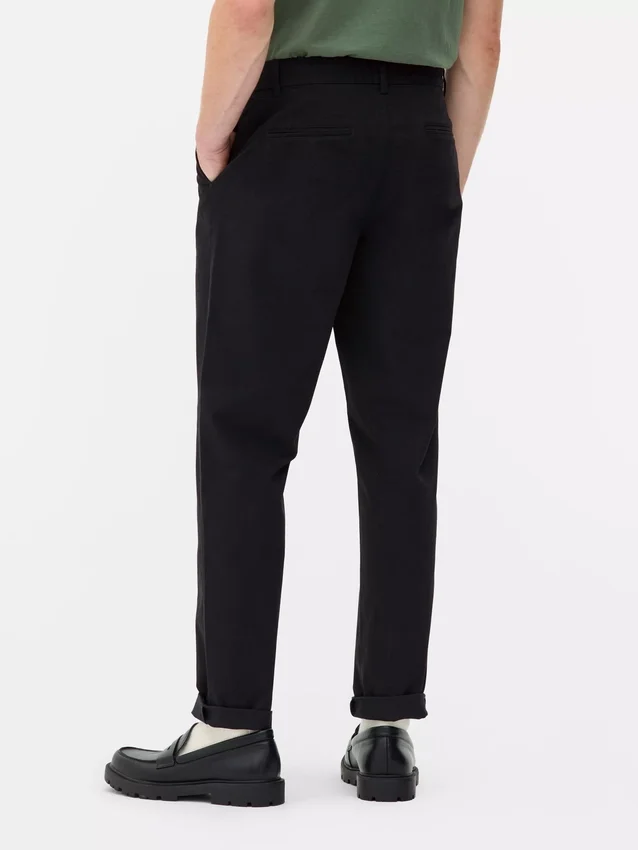 Pantaloni chino cu croială slim Pantaloni chino cu croială slim
