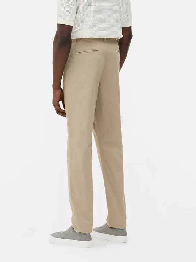 Pantaloni chino cu croială slim Pantaloni chino cu croială slim