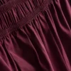 Pantaloni cu croi evazat, plisați, cu aspect de hârtie