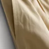 Pantaloni cu croi evazat, plisați, cu aspect de hârtie