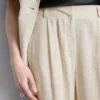 Pantaloni cu croi larg din amestec de in Pantaloni cu croi larg din amestec de in