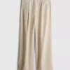 Pantaloni cu croi larg din amestec de in Pantaloni cu croi larg din amestec de in