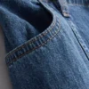 Pantaloni cu croi larg din denim cu conținut ridicat de bumbac, Paula Echevarría Pantaloni cu croi larg din denim cu conținut ridicat de bumbac, Paula Echevarría