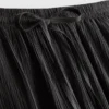 Pantaloni cu croi larg și textură șifonată Pantaloni cu croi larg și textură șifonată