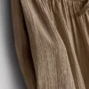 Pantaloni cu croi larg și textură șifonată Pantaloni cu croi larg și textură șifonată