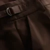 Pantaloni cu croi larg, pliuri și detaliu cu curea Pantaloni cu croi larg, pliuri și detaliu cu curea