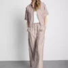 Pantaloni cu șnur și dungi Oxford Pantaloni cu șnur și dungi Oxford