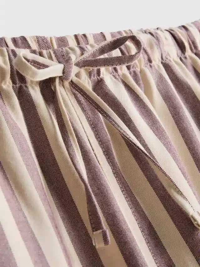 Pantaloni cu șnur și dungi Oxford Pantaloni cu șnur și dungi Oxford