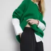 Pantaloni cu talie elastică și croi larg Pantaloni cu talie elastică și croi larg