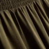 Pantaloni cu talie elastică și croi larg Pantaloni cu talie elastică și croi larg