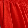 Pantaloni cu talie elastică și croi larg Pantaloni cu talie elastică și croi larg