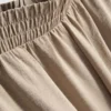 Pantaloni cu talie elastică și croi larg Pantaloni cu talie elastică și croi larg