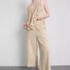 Pantaloni culottes din bumbac pur Pantaloni culottes din bumbac pur