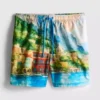 Pantaloni de baie cu imprimeu