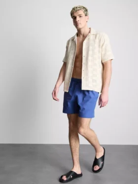 Pantaloni de baie cu textură