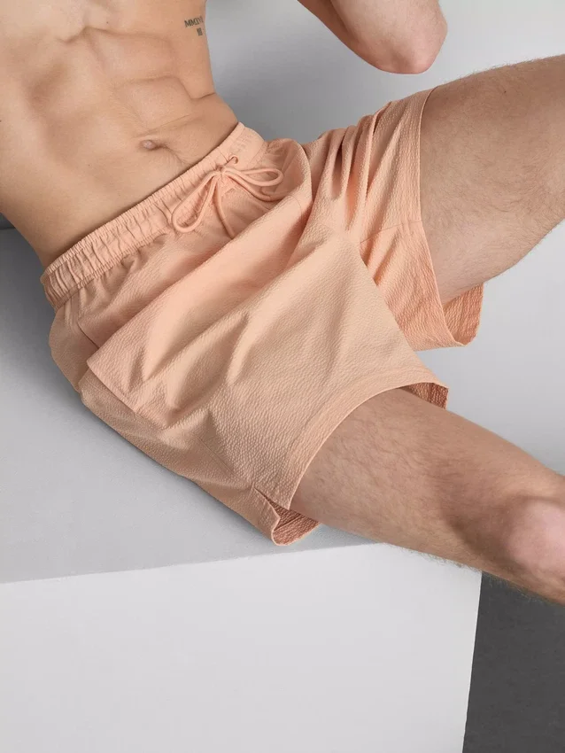 Pantaloni de baie cu textură Pantaloni de baie cu textură