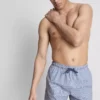 Pantaloni de baie din țesătură Seersucker Pantaloni de baie din țesătură Seersucker