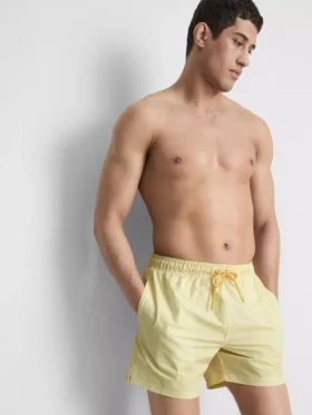 Pantaloni de baie din țesătură Seersucker