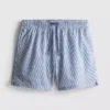 Pantaloni de baie din țesătură Seersucker Pantaloni de baie din țesătură Seersucker