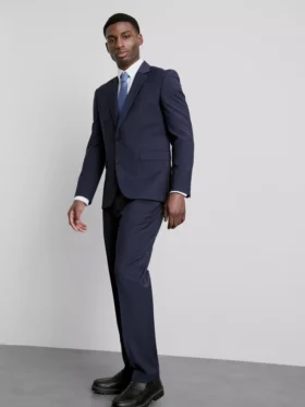 Pantaloni de costum clasici, croială regulată