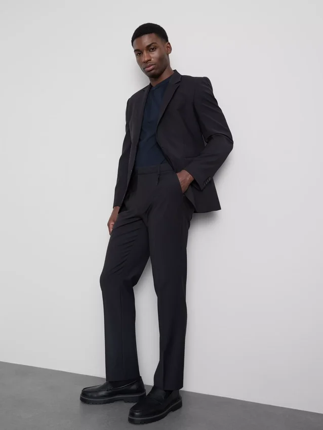 Pantaloni de costum clasici, croială regulată Pantaloni de costum clasici, croială regulată