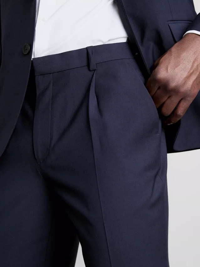 Pantaloni de costum clasici, croială regulată Pantaloni de costum clasici, croială regulată