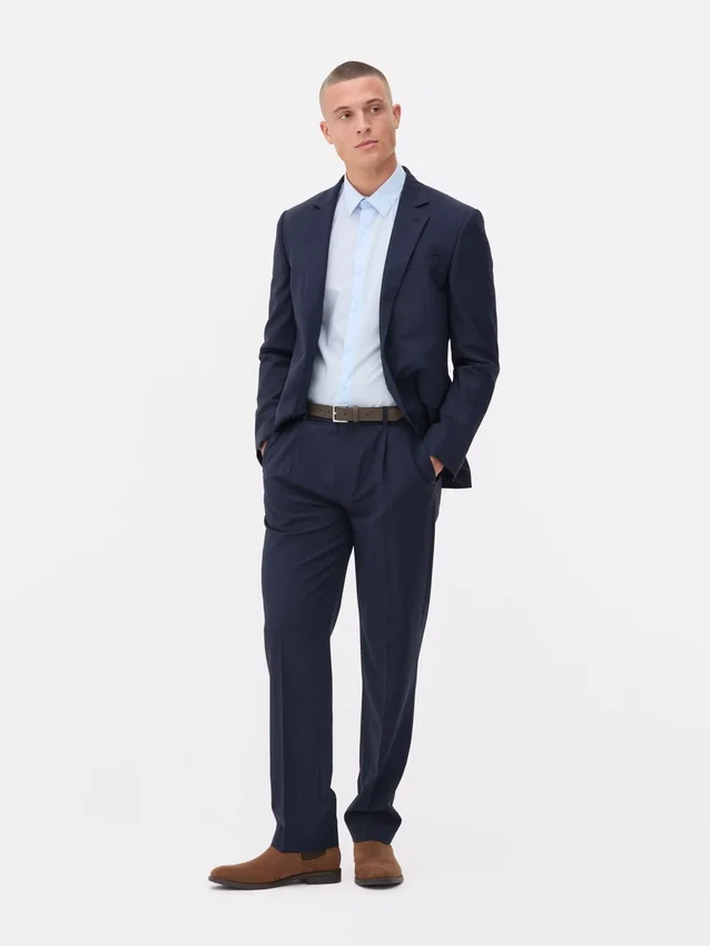 Pantaloni de costum croiți Pantaloni de costum croiți