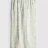 Pantaloni de pijama cu croi larg și imprimeu floral Pantaloni de pijama cu croi larg și imprimeu floral