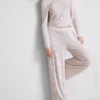 Pantaloni de Pijama cu dungi și nervuri Pantaloni de Pijama cu dungi și nervuri