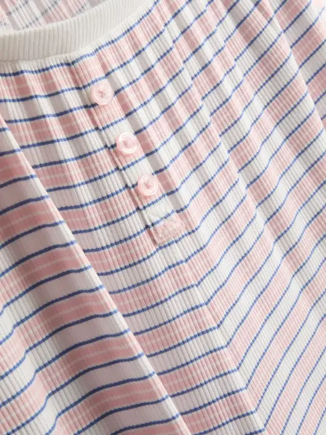 Pantaloni de Pijama cu dungi și nervuri Pantaloni de Pijama cu dungi și nervuri